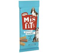 Frolic Misfits Nasher Sticks - Dog Treats for Medium Dogs - with Chicken and Beef - 10 x 175 g