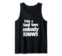 from a Small Town Nobody Knows, Humble Roots Inspirational Tank Top
