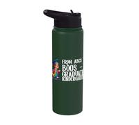 from Abc's to Boo's I Graduated Kindergarten Stainless Steel Insulated Water Bottle