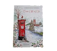 FROM ALL OF US CHRISTMAS CARD,BEAUTIFUL QUALITY CARD, card size is 14x20cm.