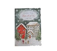 FROM ALL OF US CHRISTMAS CARD, BEAUTIFUL QUALITY CARD, card size is 14x20cm.