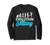 from Apes to Blades The Frozen Glide Progression Long Sleeve T-Shirt