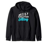From Apes to Blades The Frozen Glide Progression Zip Hoodie
