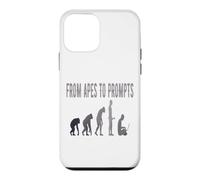 From Apes to Prompts AI Evolution Funny Case for iPhone 12 mini