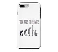 From Apes to Prompts AI Evolution Funny Case for iPhone 7 Plus/8 Plus