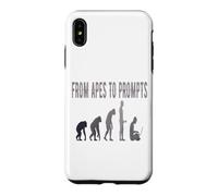 From Apes to Prompts AI Evolution Funny Case for iPhone XS Max