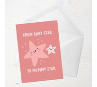 From Baby Star To Mummy Star Greetings Card - Standard Card