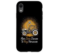 From Barn Dances To Ring Romances Cowboy Cowgirl Tractor Case for iPhone XR