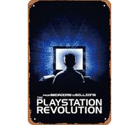 From Bedrooms to Billions: The PlayStation Revolution Film Movie Poster Retro Metal Tin Sign Wall Home Wall Art Metal Tin Sign,cave,bar,Club, Metal Tin Sign 8x12 Inches