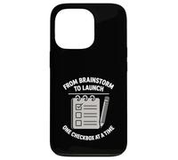From Brainstorm To Launch Checklist Project Task Manager Case for iPhone 13 Pro