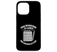 From Brainstorm To Launch Checklist Project Task Manager Case for iPhone 13 Pro Max