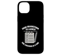 From Brainstorm To Launch Checklist Project Task Manager Case for iPhone 14 Plus
