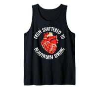 from Broken to Beautifully Strong Kintsugi Art Tank Top