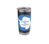 from California to Antarctica Stainless Steel Insulated Tumbler