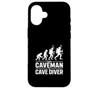 From Caveman To Cave Diver Evolution Scuba Case for iPhone 16