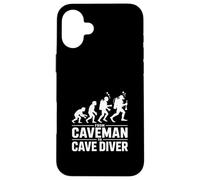 From Caveman To Cave Diver Evolution Scuba Case for iPhone 16 Plus