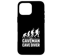 From Caveman To Cave Diver Evolution Scuba Case for iPhone 16 Pro Max