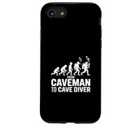 From Caveman To Cave Diver Evolution Scuba Case for iPhone SE (2020) / 7/8