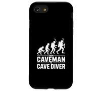 From Caveman To Cave Diver Evolution Scuba Case for iPhone SE (2020) / 7/8