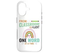 From classroom to fluent - Maestra Spanish Language Teacher Case for iPhone 17