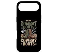 From Combat Boots to Cowboy Boots Army Veteran Homesteader Case for iPhone Air