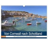 From Cornwall to Scotland UK-Version (Wall Calendar 2026 DIN A3 Landscape), CALVENDO 12 Month Wall Calendar