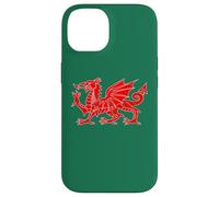 From Cymru? A Proud Welsh Dragon on Cool Vintage Wales Flag Case for iPhone 14