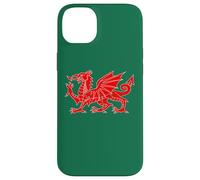 From Cymru? A Proud Welsh Dragon on Cool Vintage Wales Flag Case for iPhone 14 Plus