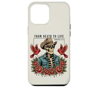 From Death To Life Romans 6:13 Christian Skeleton Cowboy Hat Case for iPhone 12 Pro Max