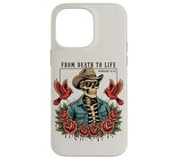 From Death To Life Romans 6:13 Christian Skeleton Cowboy Hat Case for iPhone 14 Pro Max