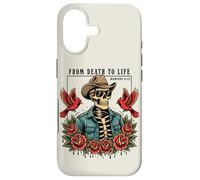From Death To Life Romans 6:13 Christian Skeleton Cowboy Hat Case for iPhone 17
