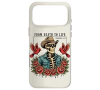 From Death To Life Romans 6:13 Christian Skeleton Cowboy Hat Case for iPhone 17 Pro Max