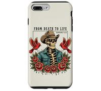 From Death To Life Romans 6:13 Christian Skeleton Cowboy Hat Case for iPhone 7 Plus/8 Plus