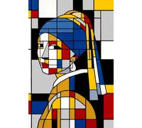 From Delft to De Stijl Mondrian Vermeer Mashup Journal: a DOT GRID notebook for self-expression