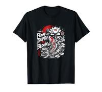 from Depth to Bloom Koi Fish Lotus Rising T-Shirt