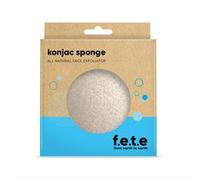From Earth to Earth Konjac Face Sponge Natural 1 Unit