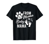 From Fur Mama To Baby Mama Baby Gender Pregnancy Reveal T-Shirt