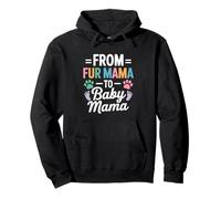 From Fur Mama To Baby Mama Pullover Hoodie
