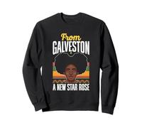 From Galveston A New Star Rose Juneteenth Texas History Sweatshirt