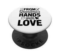 From Grandmas Hands With Love Knitting Crochet PopSockets Adhesive PopGrip