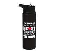 from Heartache to Hope - Open Heart Surgery Stainless Steel Insulated Water Bottle