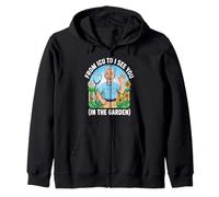 From ICU To I See You In The Garden Funny Retired ICU Doctor Zip Hoodie