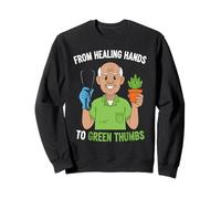 From ICU To I See You In The Garden Mens Retired ICU Doctors Sweatshirt