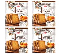 From Italy Mulino Bianco Le Integrali Fette Biscottate Rusks integrals. Italian Toast - 11.11 Oz Pack of 4