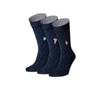 From Jungfeld 3 Pack Men Socks - Patterned Socks, Gift Box, Mixed Colors