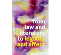 From Law and Literature to Legality and Affect