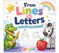 From Lines to Letters: A Gentle ABC Tracing and Coloring Book for Little Learners (Gentle Learning Series)