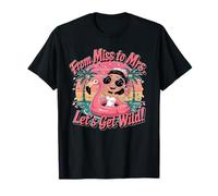 from Miss Mrs Let's Get Wild Flamingo Bachelorette T-Shirt