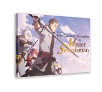 From Old Country Bumpkin to Master Swordsman Anime 1 Canvas Poster Wall Art Decor Print Picture Paintings for Living Room Bedroom Decoration 20x30inch(50x75cm)
