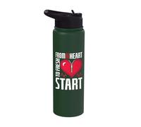from Open Heart to Fresh Start - Open Heart Surgery Stainless Steel Insulated Water Bottle